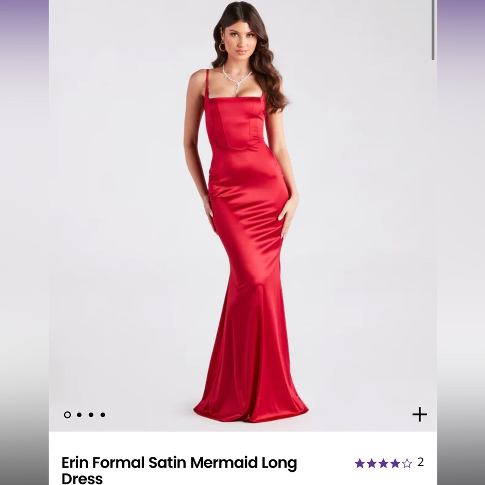 Satin mermaid dress